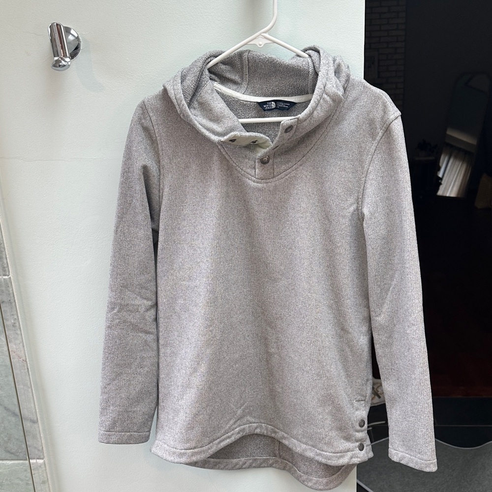 The North Face Light Gray Fleece Jacket